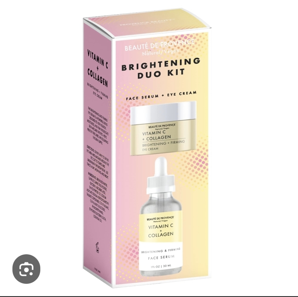 Vitamin C + Collagen Face Serum - Pink and White